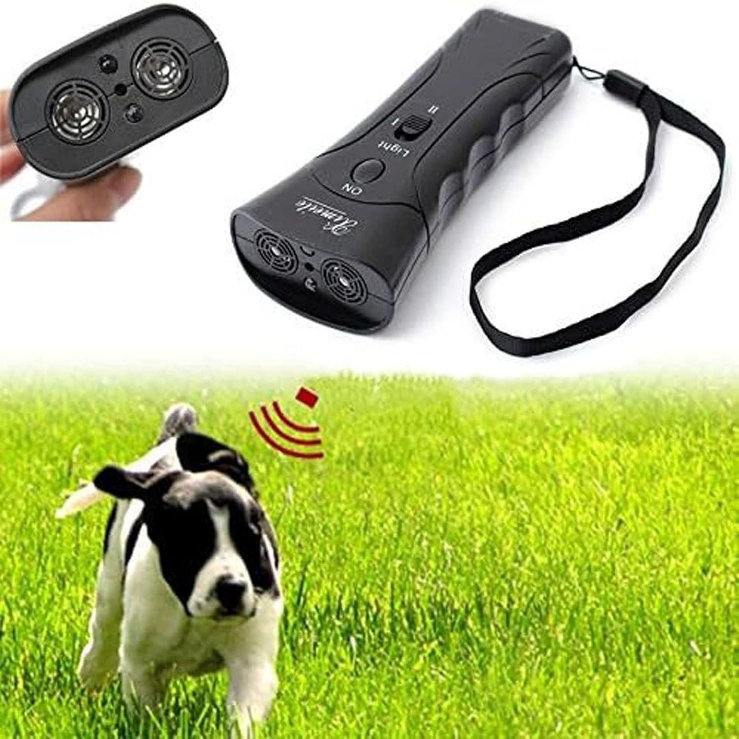 SafeSonic Ultrasonic Dog Repeller β Portable Animal Deterrent Device