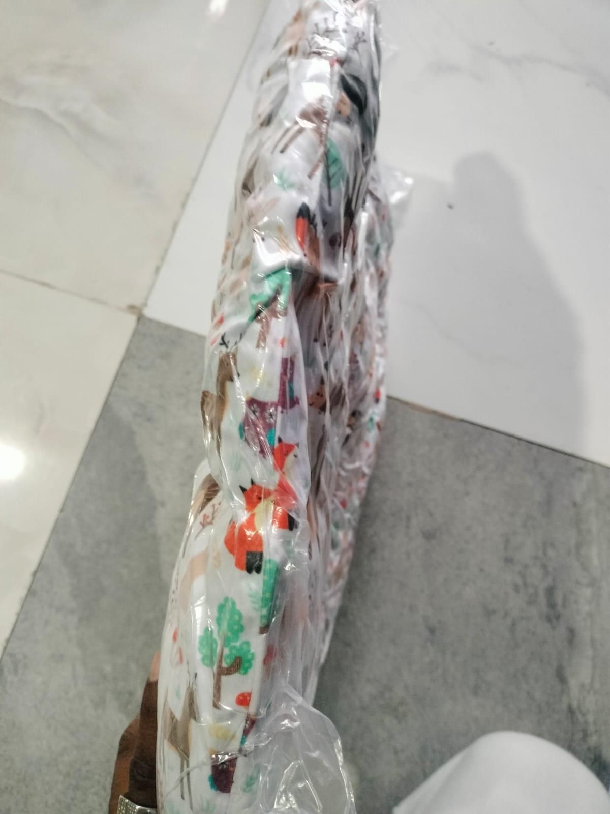 MomEase Nursing Pillow Cover – Soft, Breathable & Washable Cover for Breastfeeding Support Pillow | Baby-Safe Feeding Pillow Protector