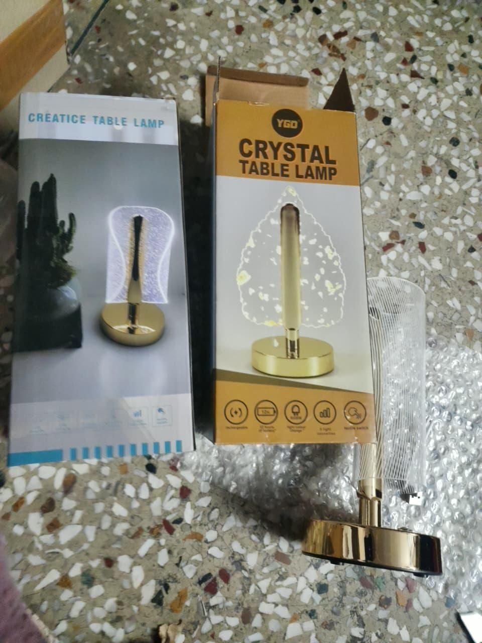 LumiCrystal 3-in-1 LED Ambiance Table Lamp