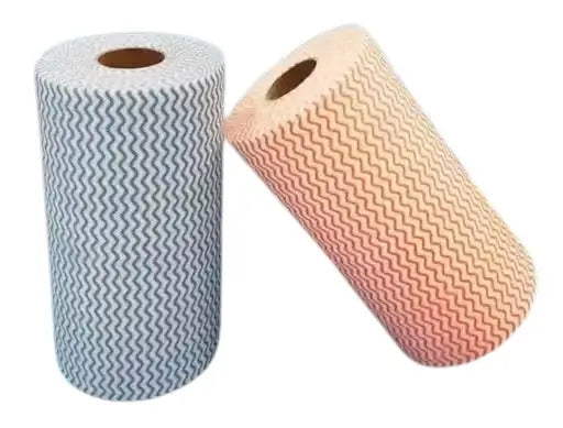 Non-Woven Kitchen Towel Roll (Pack of 2) | Disposable Cleaning Wipes | High Absorbency Multipurpose Kitchen Tissue Roll