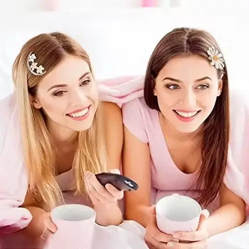 BloomCharm Korean Style Flower Metal Hair Pin – Elegant Hair Lock Clip