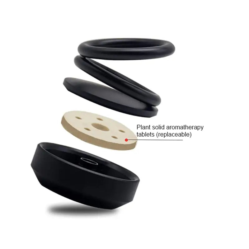 AromaSpin Solar Car Diffuser – 360° Rotating Eco-Friendly Air Freshener