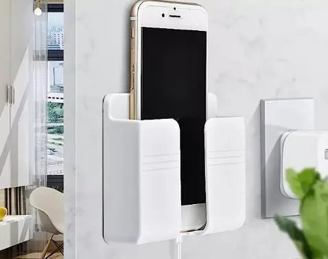 Mobile Adhesive Wall Holder (1 Pc) | Sticky Pad Phone Mount | Scratch-Proof Plastic Stand | Compact & Durable