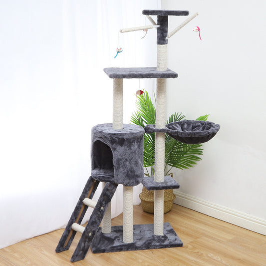 PawCastle Cat Climber House – Multi-Level Cat Tree & Play Tower