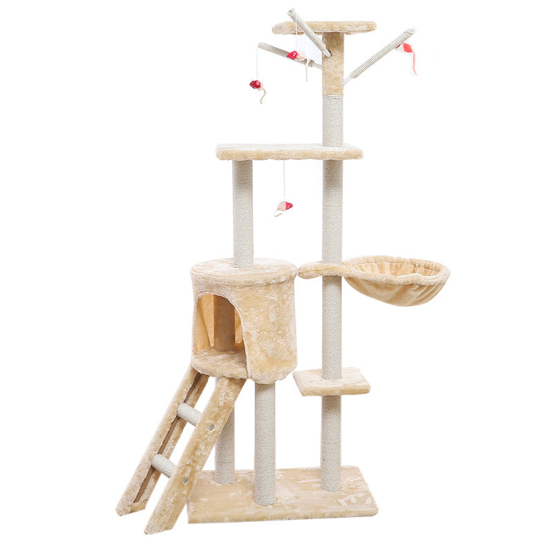 PawCastle Cat Climber House – Multi-Level Cat Tree & Play Tower