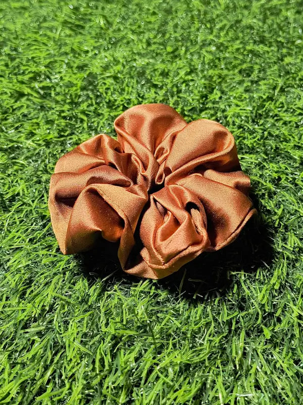 Luxury Satin Hair Scrunchies (Pack of 5) | Soft Hair Ties for Women & Girls | Anti-Breakage Hair Bands in Elegant Shades