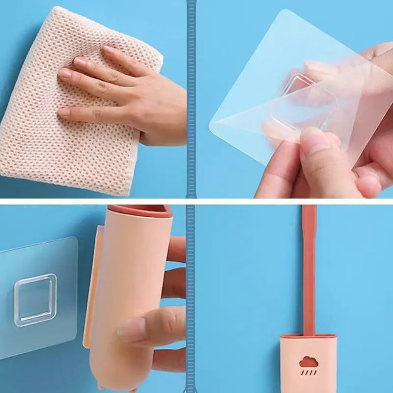 FlexClean Silicone Toilet Brush – Quick Dry Bathroom Cleaning Brush with Holder