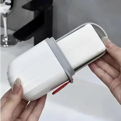 Portable Travel Soap Case with Leakproof Lock | Compact Plastic Soap Holder | Lightweight & Hygienic Soap Box for Gym, Camping & Bathroom Use
