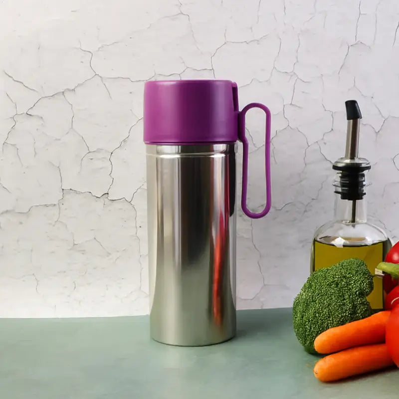 Supermom Stainless Steel Oil Pourer (750ml) | Anti-Drip Kitchen Dispenser Bottle with Handle | Leakproof Oil, Ghee & Vinegar Container