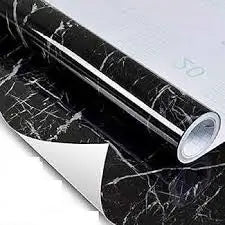 MarbleShield Kitchen Wall Sticker – Oil & Waterproof Self-Adhesive Foil (Pack of 2)