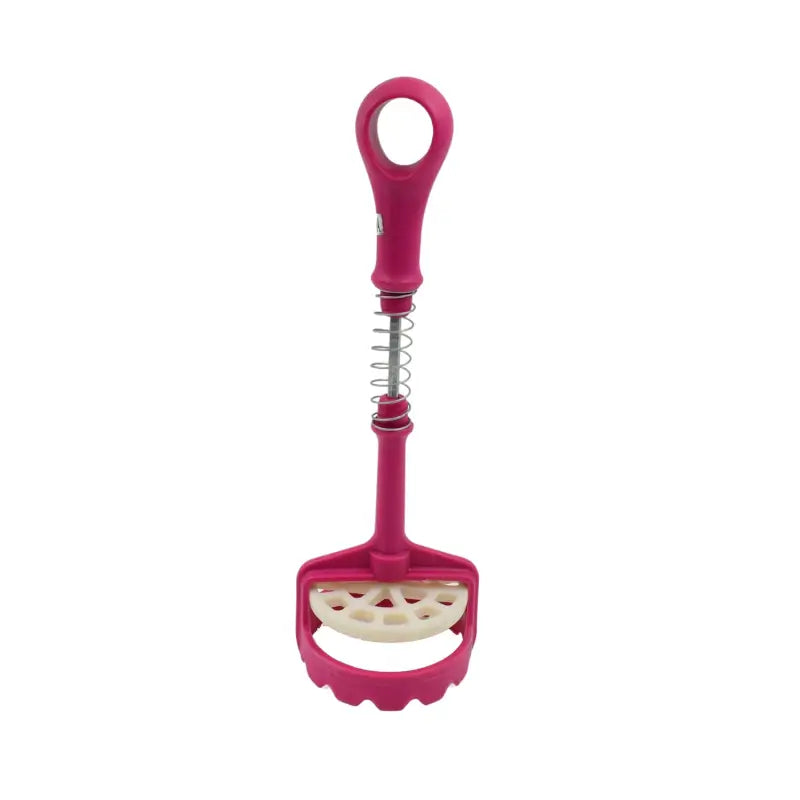 Multi-Functional Potato Masher (1 Pc) | Stainless Steel & PP Kitchen Masher | Ergonomic Easy-Press Vegetable & Fruit Crusher