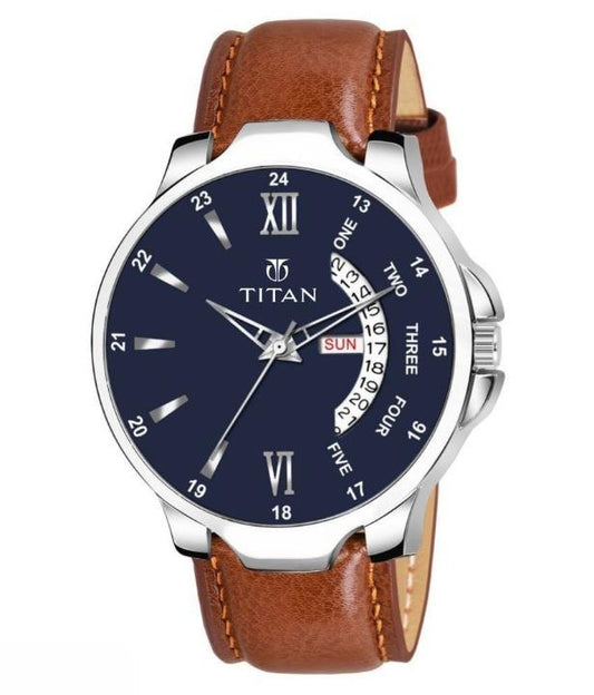 Special Men’s Analog Leather Watch – Classic Elegant Style
