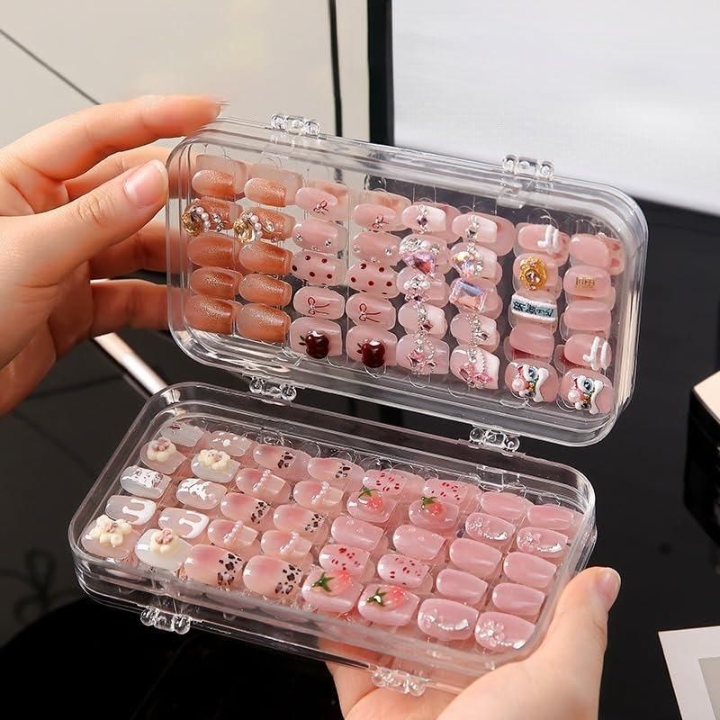 Beauty Nail Organizer Case – 3 Fold Portable Multi-Layer Storage Box