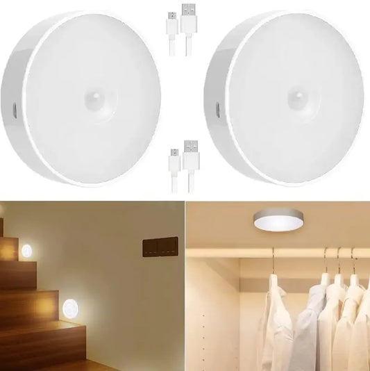LumiSense Motion Sensor LED Light – USB Rechargeable Wireless Cabinet Lamp