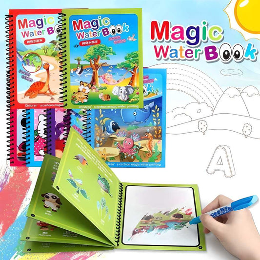 Reusable Magic Water Quick Dry Book – Fun & Learning Activity for Kids