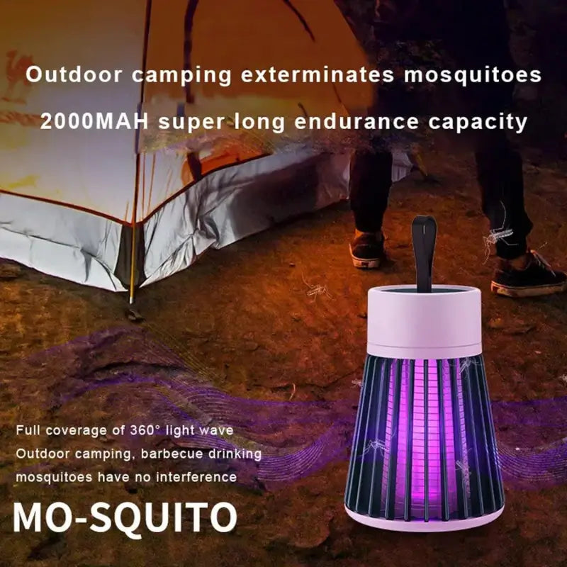 USB Powered Mosquito Killer Machine – Electric LED Mosquito Trap Lamp for Indoor & Outdoor Use