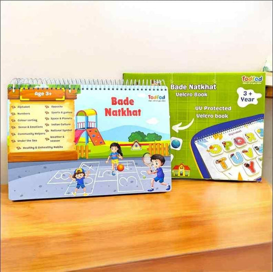 TodFod Bade Natkhat All-in-One Early Learning Board Book for Kids – Fun & Educational Skills Development