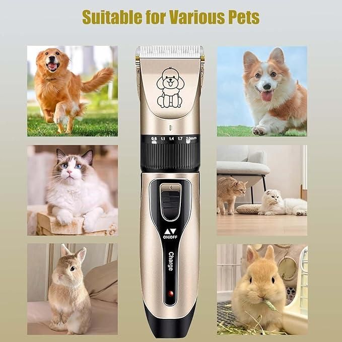 PawGroom Pro Pet Grooming Trimmer Set – Clippers, Combs & Accessories for Dogs & Cats
