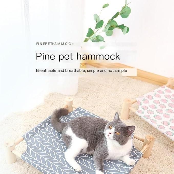 PawLounge Portable Pet Hammock Bed – Elevated, Breathable & Comfortable Lounger for Dogs & Cats