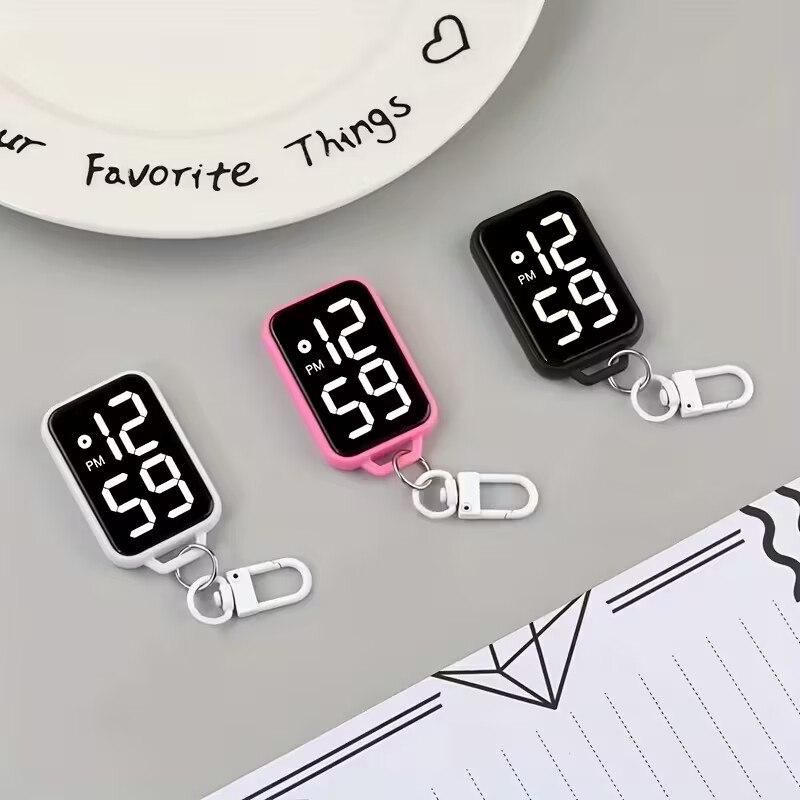TimeMate Digital Clock Keychain (Assorted Colors) – Portable Mini Clock & Keyring Accessory