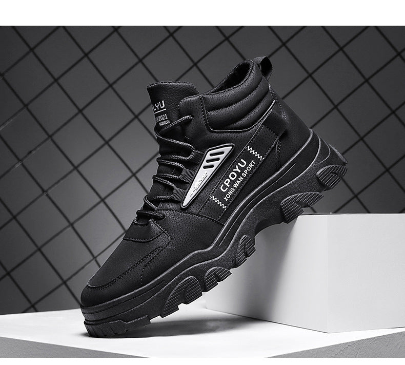 StormGuard High-Top Work Boots – Waterproof Non-Slip Men’s Martin Boots