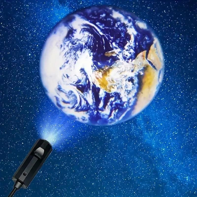 GlobeGlow 360° Earth Projection USB LED Mini Night Light