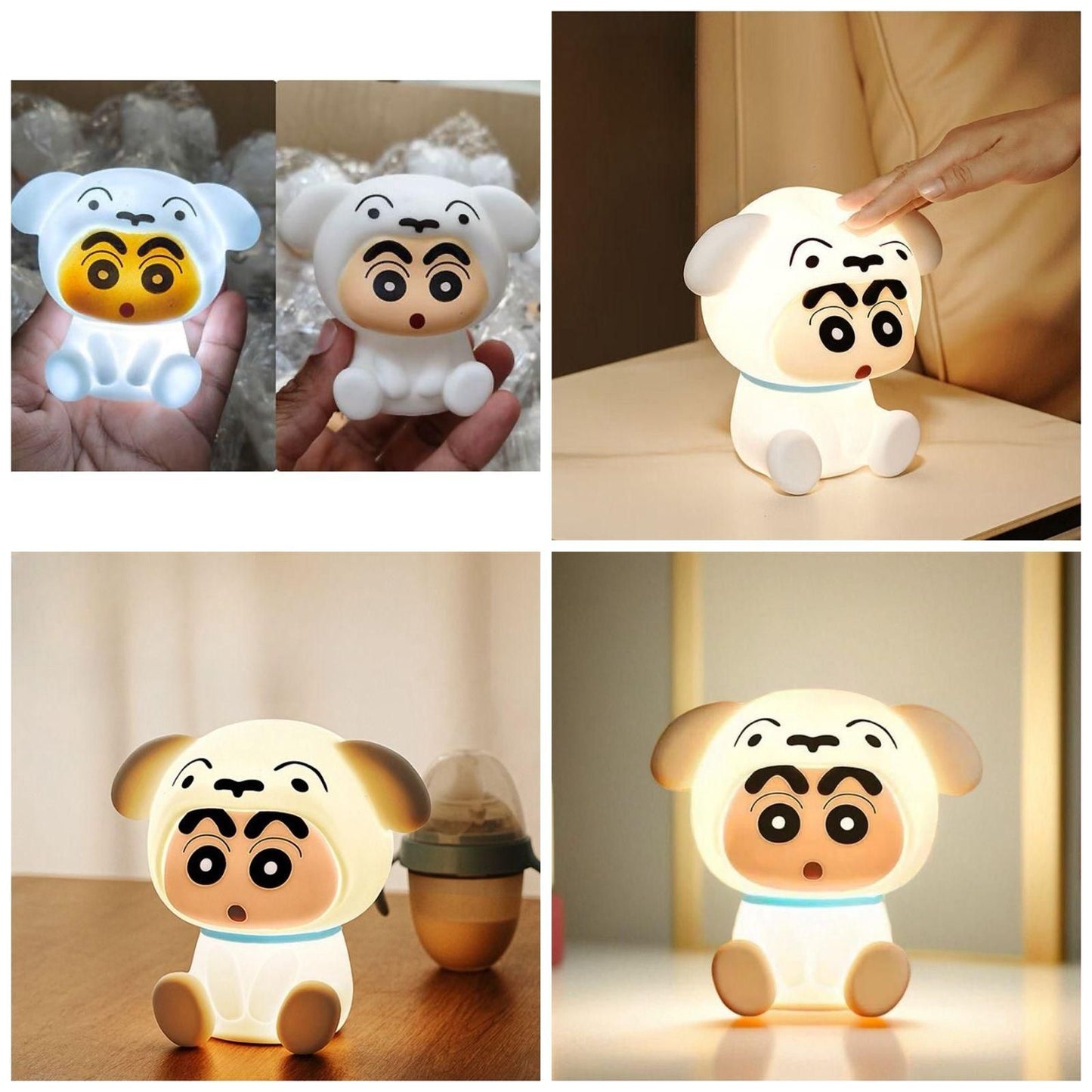 Cute Shiro LED Night Light Lamp – Bedside Mood Gift