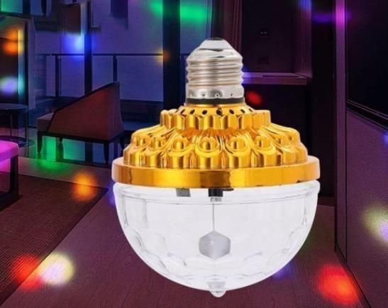 Rotating Magic Ball Light with Lamp Holder Set – Colorful Party & Ambient Light
