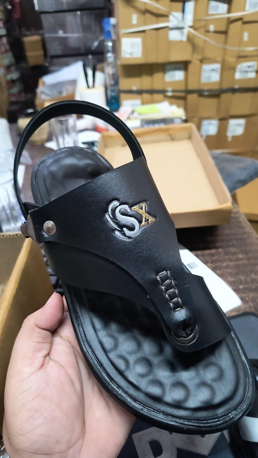 ComfortStep Men’s Casual Sandals – Synthetic Leather Everyday Wear