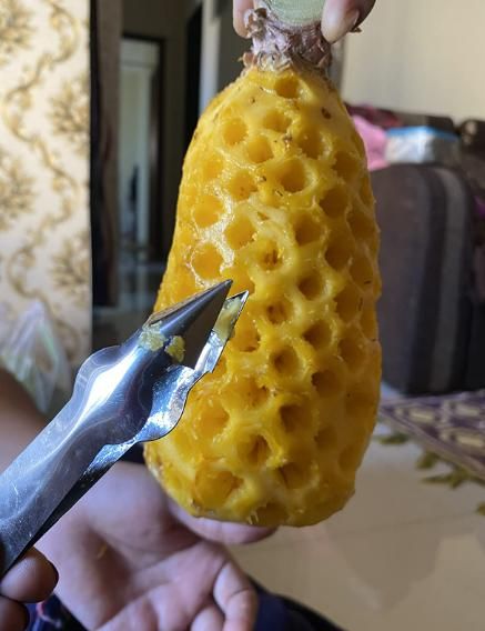 PineEasy Stainless Steel Pineapple Eye Remover Clip – Quick & Safe Fruit Preparation Tool