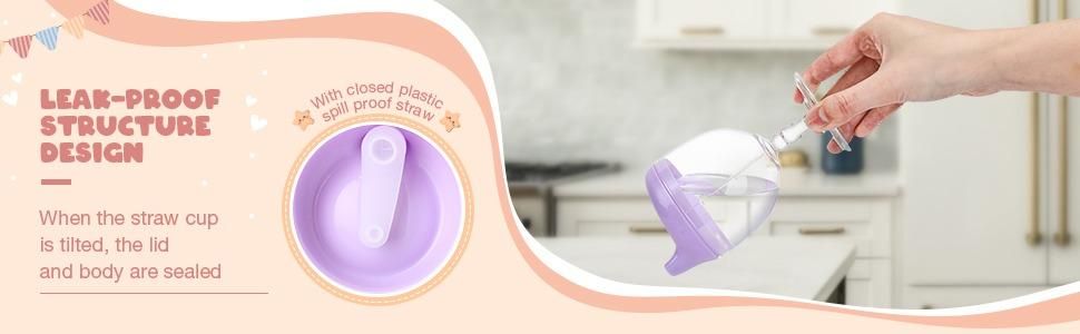 TinySip Toddler Sippy Cup – Spill-Proof Plastic Stemware for Kids | Easy Grip, Safe & Durable Drinkware