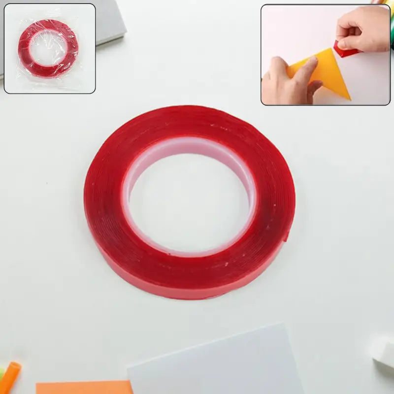 UltraHold Heavy Duty Double-Sided Mounting Tape – Transparent Acrylic Foam Adhesive Roll