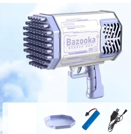 BubbleBlitz Automatic Bubble Gun – Kids Soap-Based Bubble Blower | Fun, Safe & Easy Outdoor Toy