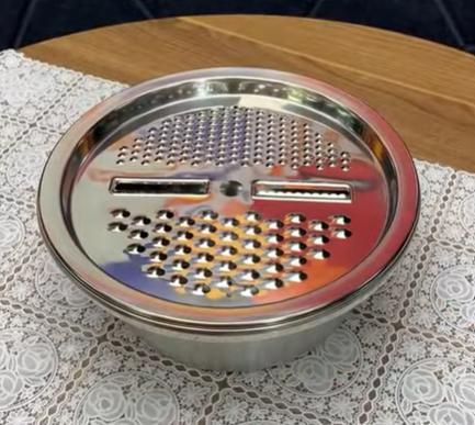 ChefMate 3-in-1 Stainless Steel Kitchen Drain Basket Set – Multi-Purpose Strainers for Fruits, Vegetables & Utensils