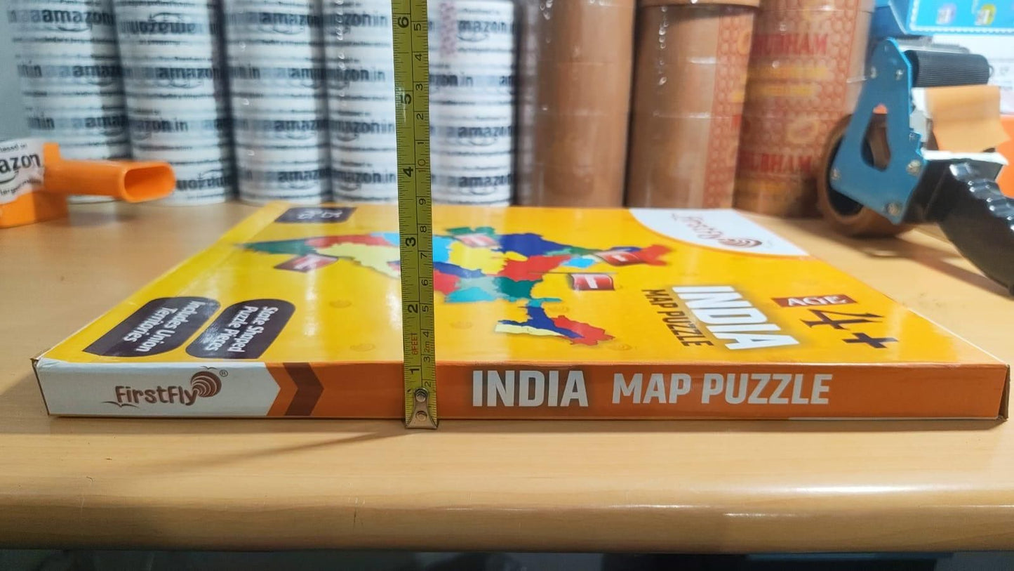 IndiaMap Jigsaw Puzzle – Educational Learning Puzzle of Indian States, Capitals & Flags for Kids