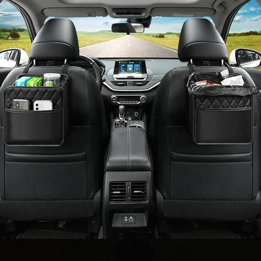 DriveMate Multifunctional Car Back Seat Organizer (Pack of 2)