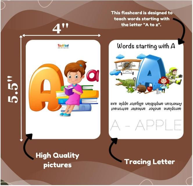 Todfod Re-Writable Smart Knowledge Flash Cards – Reusable Study & Learning Cards
