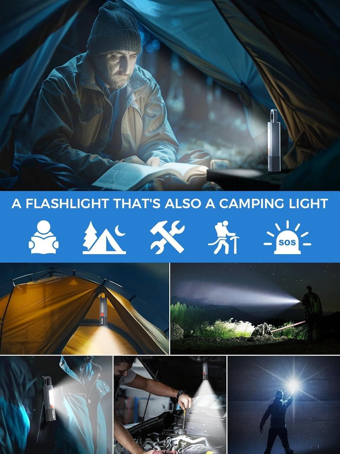 EDCPro USB Rechargeable Portable Outdoor Torch