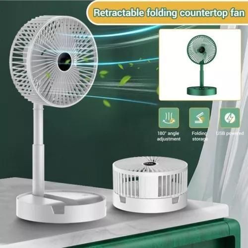 BreezePro Rechargeable High-Speed Table Desk Fan – Portable, Powerful Airflow with Long Battery Backup
