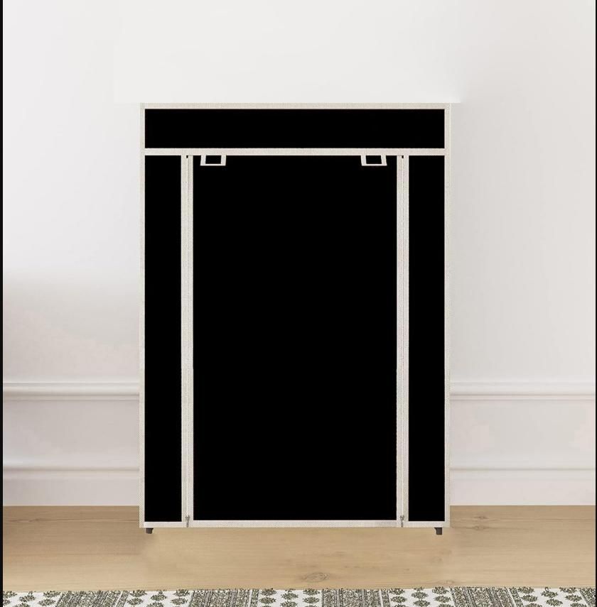 FlexiWard Collapsible Wardrobe & Shoe Rack – 4-Layer Portable Storage Cabinet for Clothes, Shoes & Home Organization | Foldable Space-Saving Design