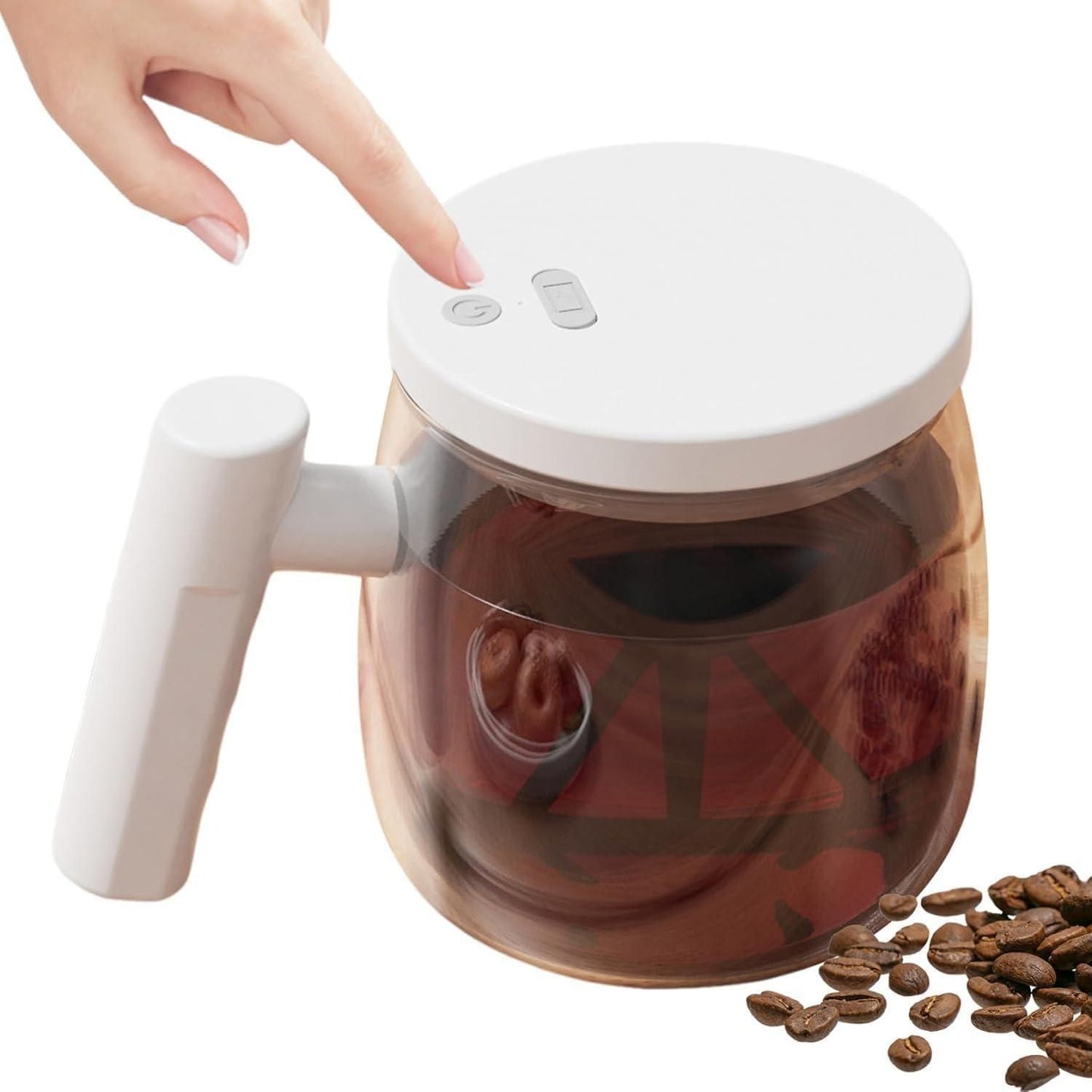 AutoMix Self-Stirring Coffee Mug – Electric Mixing Cup