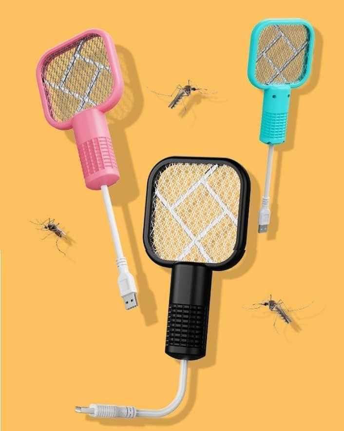 ZapLite Mini Mosquito Killer Racquet Lamp – 2-in-1 Portable Electric Mosquito Zapper & Night Light