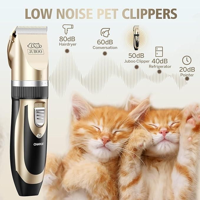 PawGroom Pro Pet Grooming Trimmer Set – Clippers, Combs & Accessories for Dogs & Cats
