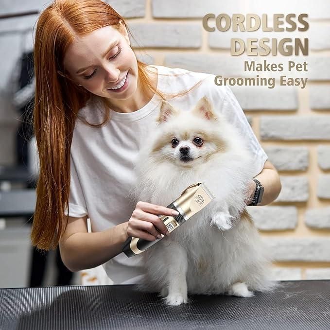 PawGroom Pro Pet Grooming Trimmer Set – Clippers, Combs & Accessories for Dogs & Cats