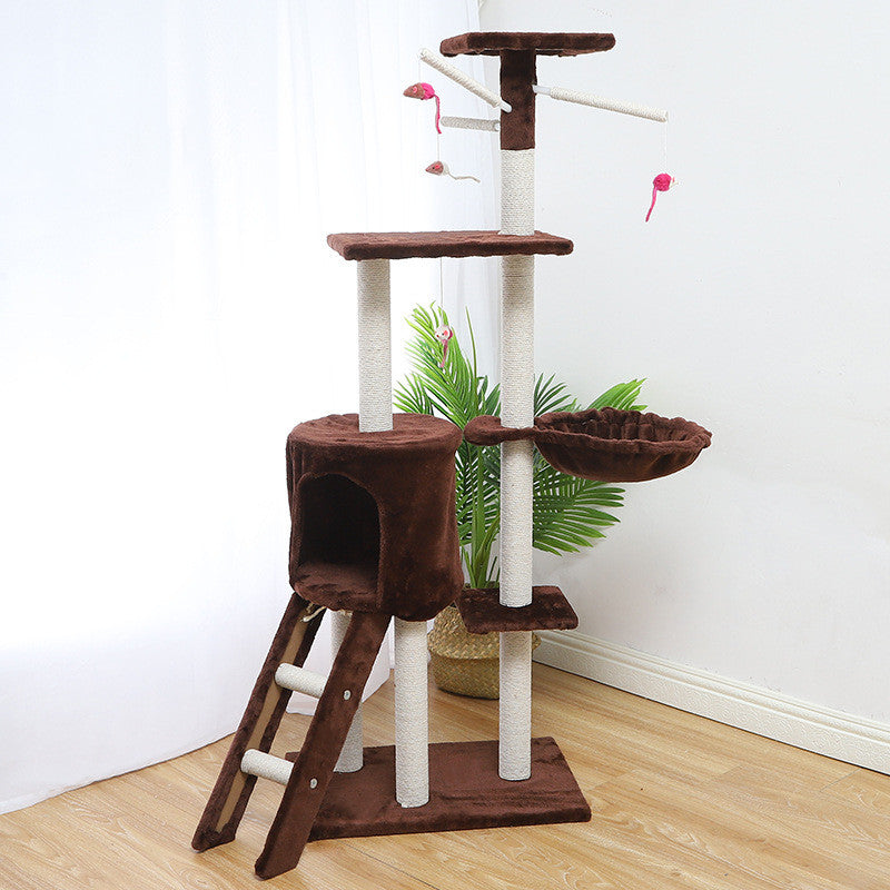 PawCastle Cat Climber House – Multi-Level Cat Tree & Play Tower