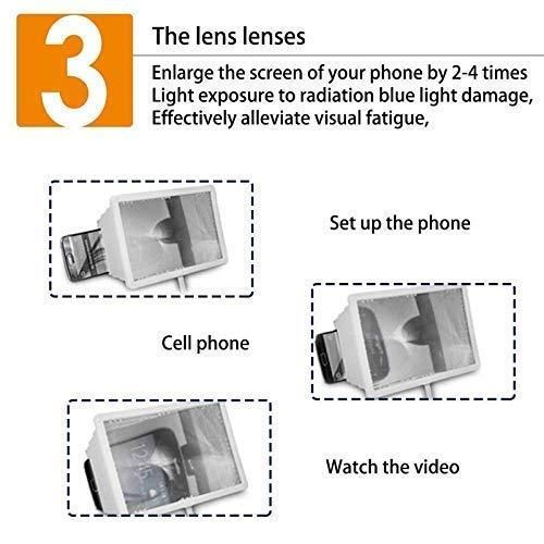 ScreenMax HD Mobile Screen Magnifier – Enlarged Display Expander Stand for Smartphones