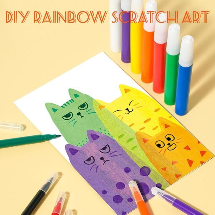 RainbowDot DIY Scratch Art Painting Kit – Fun & Creative Dot Art Set for Kids