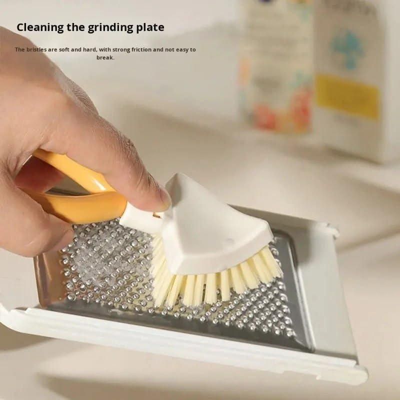 Foldable Triangular Gap Cleaning Brush with Soap Holder (Pack of 2) – Easy Reach Corners & Edges