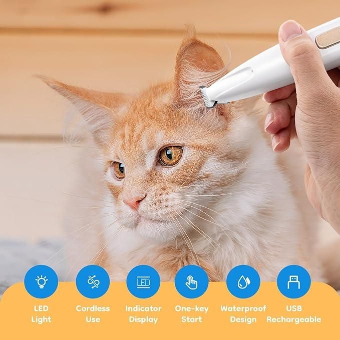 PawPerfect Pet Hair Trimmer – Electric Grooming Tool for Dogs & Cats | Safe, Quiet & Easy to Use