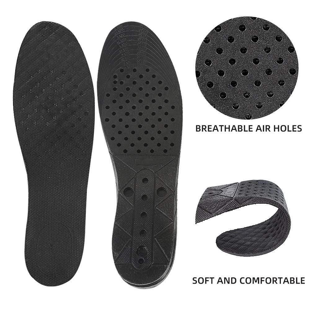StepUp 4-Layer Adjustable Height Enhancing Insoles – Invisible Shoe Lift Inserts for Men & Women